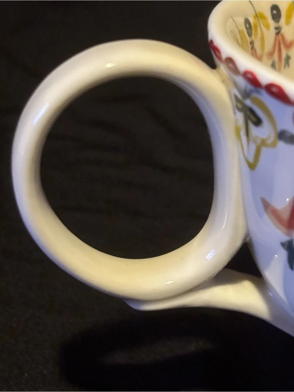 Set of 2 Anthropologie “Italian Hours” Mugs.
